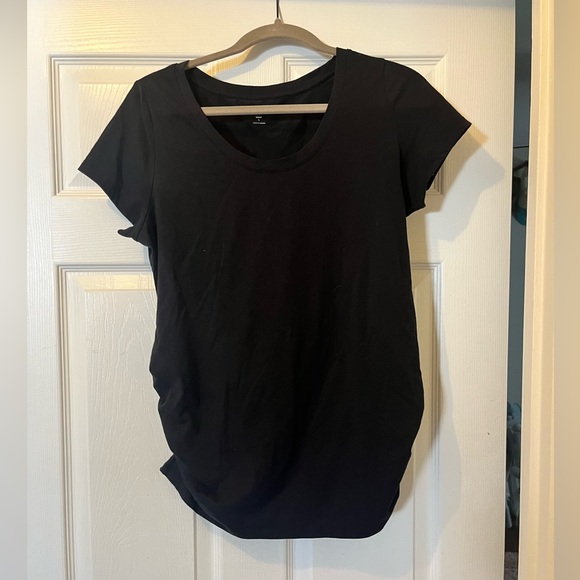 Scoop neck maternity tee - Picture 2 of 2